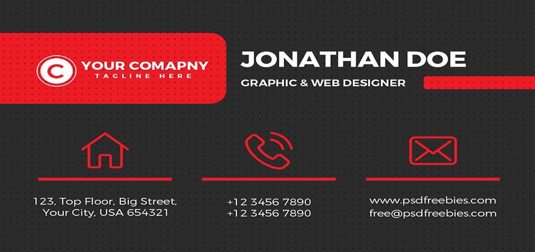 Visiting Card PSD-2